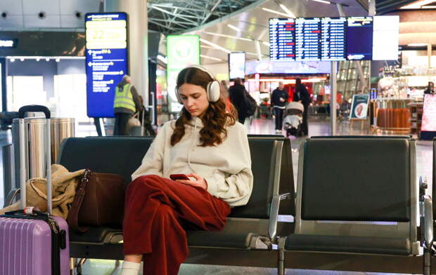 Более 50 самолетов застряли в Москве из-за снегопада