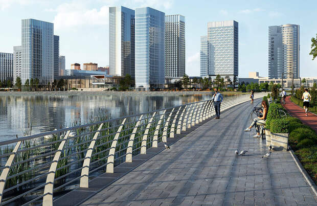 32 катлы биналар, ял итү зоналары һәм яхталар порты: «Яр Парк» проекты ниләр әзерли?