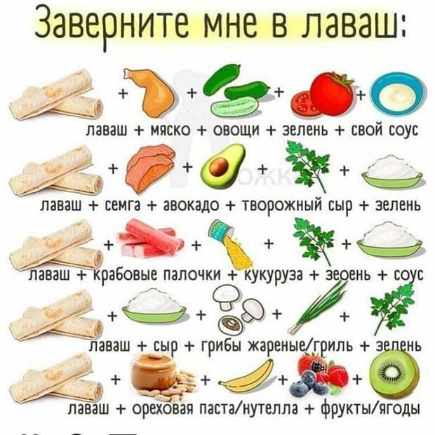 Как быстро сделать закуски из лаваша