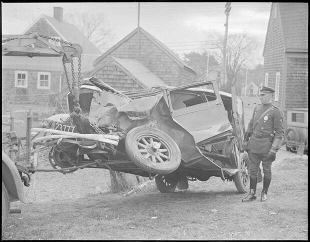 Ретро-аварии прошлого века 20 век, аварии, авто, машины, ретро, фото
