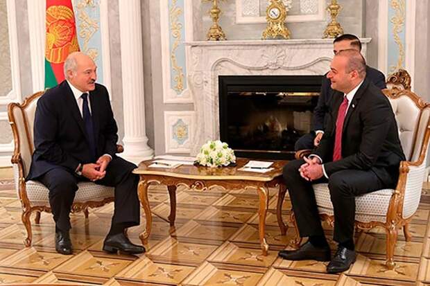 Александр Лукашенко и Мамука Бахтадзе. Фото: president.gov.by