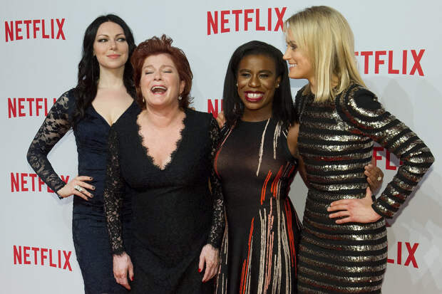 Laura Prepon, Kate Mulgrew, Uzo Aduba, and Taylor Schilling