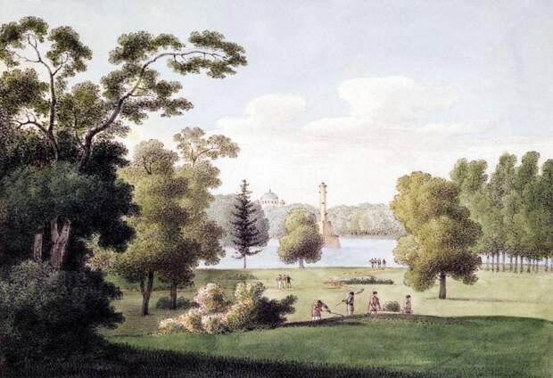 Мартынов - Царскосельский парк. 1821