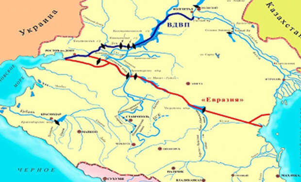 Канал Евразия. СССР хотел отделить Азию от Европы огромной искусственной «рекой»