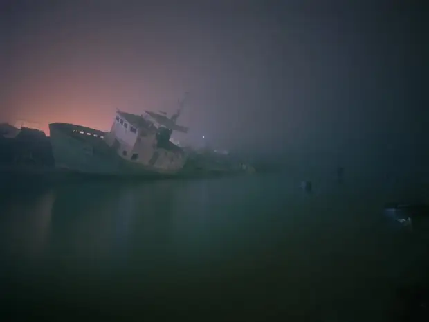 Фото туманного Мурманска от фотографа Сергея Иуса