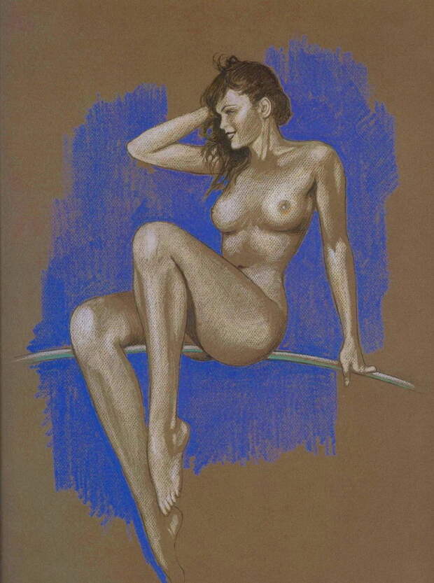 Художники и их музы: картины Milo Manara