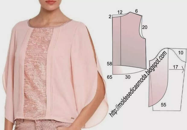 Подборка модных легких блузок с выкройками, которые можно сшить за пару часов