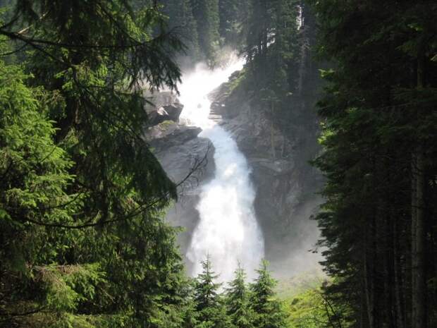 Криммльский водопад (Krimml Falls) cамый высокий в европе