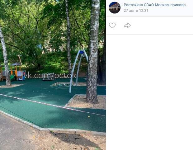 Детскую площадку на Докукина откроют до конца сентября — управа