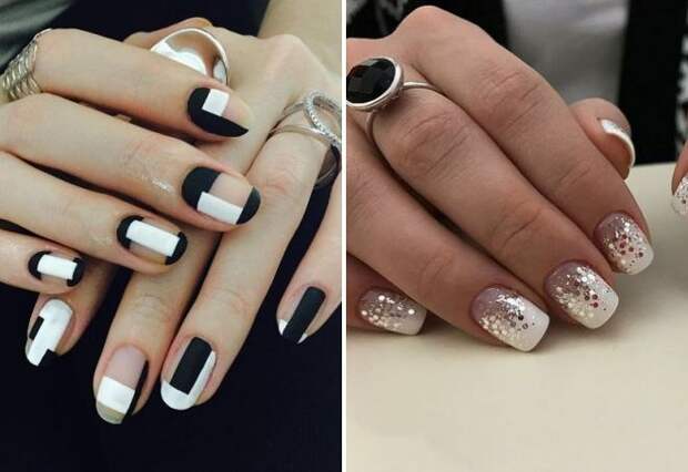 Белый шеллак на короткие ногти 2019 Белый шеллак на короткие ногти 2019