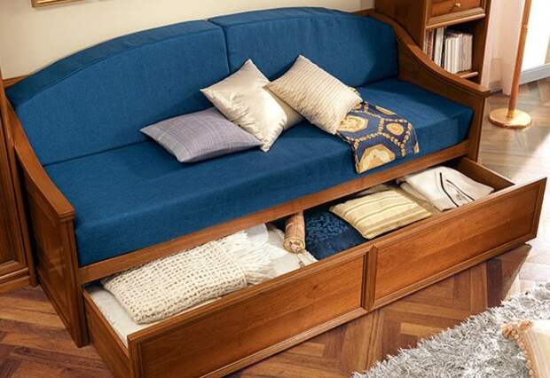 Чем больше в ящиках пространства, тем проще поддерживать в них чистоту / Фото: royal.ua