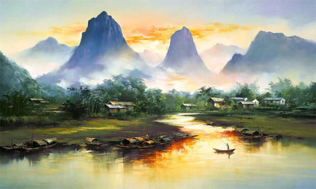 Магические Пейзажи Ken Hong Leung (Кен Хонг Люн)