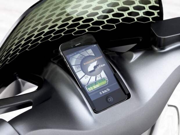 Smart-Electric-Scooter-controlled-by-iPhone Электрический скутер Smart