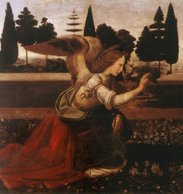 Фрагмент полотна Леонардо да Винчи 