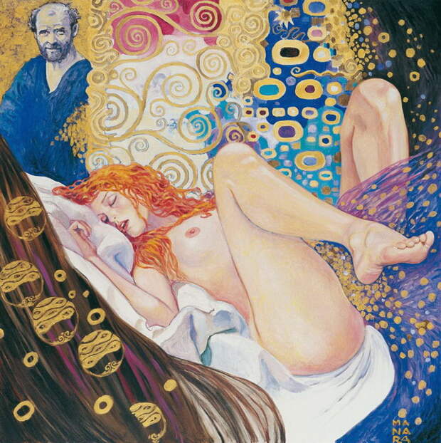 Художники и их музы: картины Milo Manara