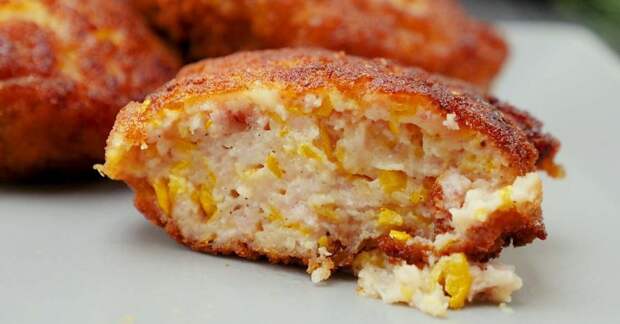 Кабачковые котлеты с фаршем