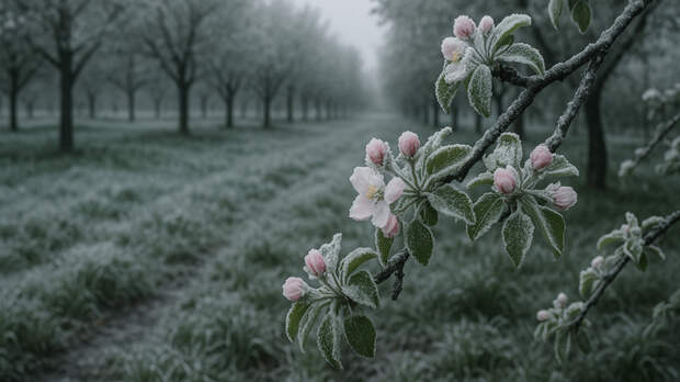 "Черемуховые" заморозки придут в европейскую часть России в начале мая