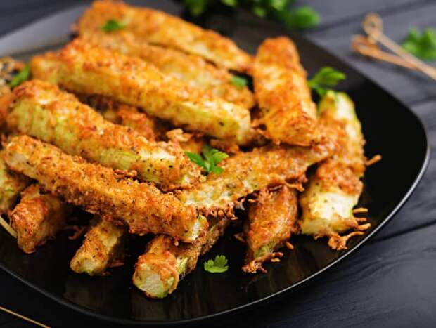 Кабачки с сыром в духовке