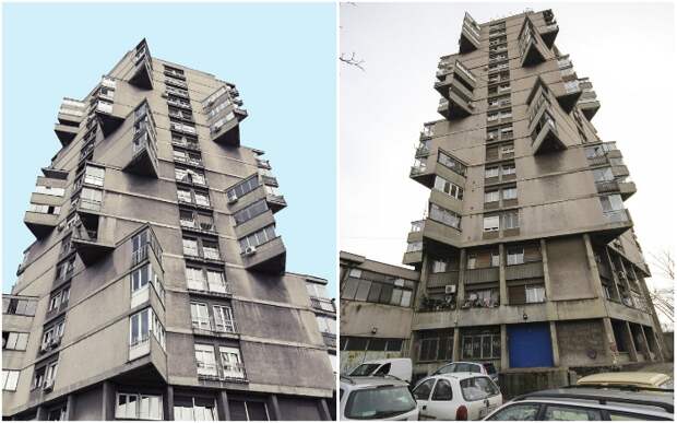 The Toblerone Building соединяет в себе модернистский подход и брутализм (Белград, Сербия). The Toblerone Building соединяет в себе модернистский подход и брутализм (Белград, Сербия).