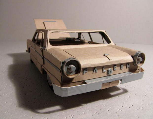 Модели автомобилей из картона