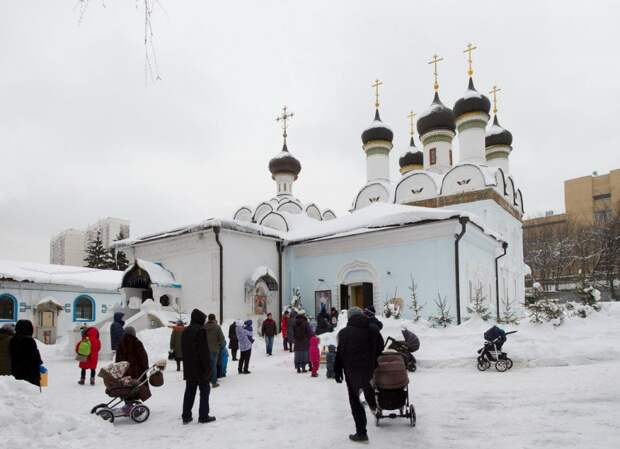 Храм Покрова Пресвятой Богородицы в Братцеве. Фото: официальная группа храма во ВКонтакте