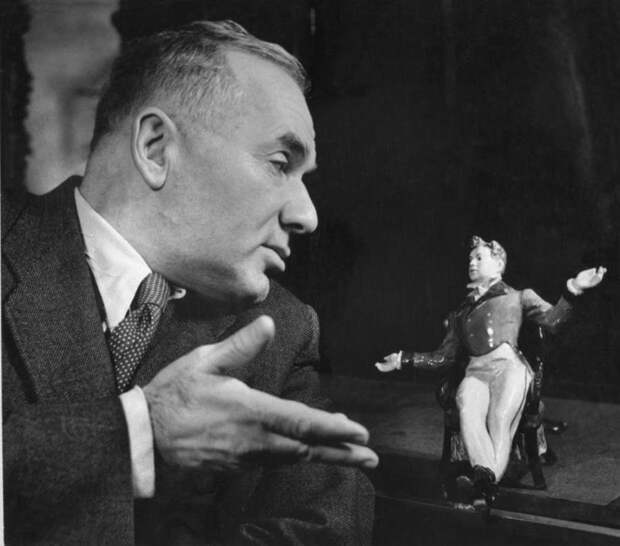 1950. Артист Игорь Ильинский