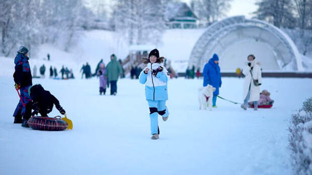 Где покататься на тюбинге в Москве: лучшие места