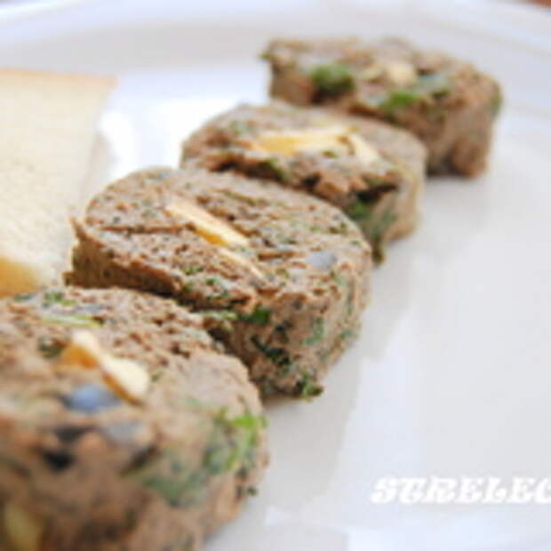 Паштет с марсалой и маслинами