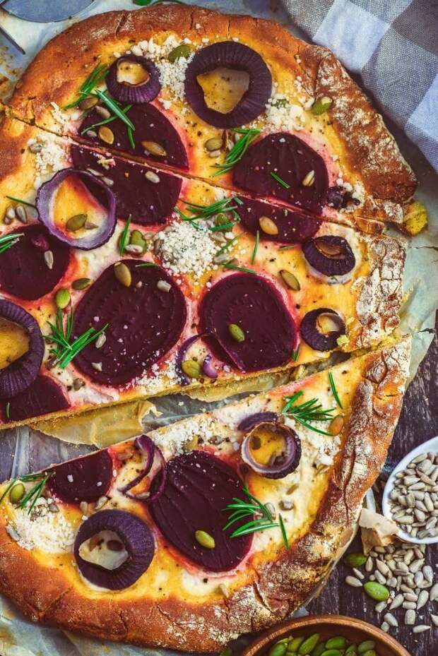 Со свеклой и луком Со свеклой и луком вкусно, еда, интересно, красиво, пицца