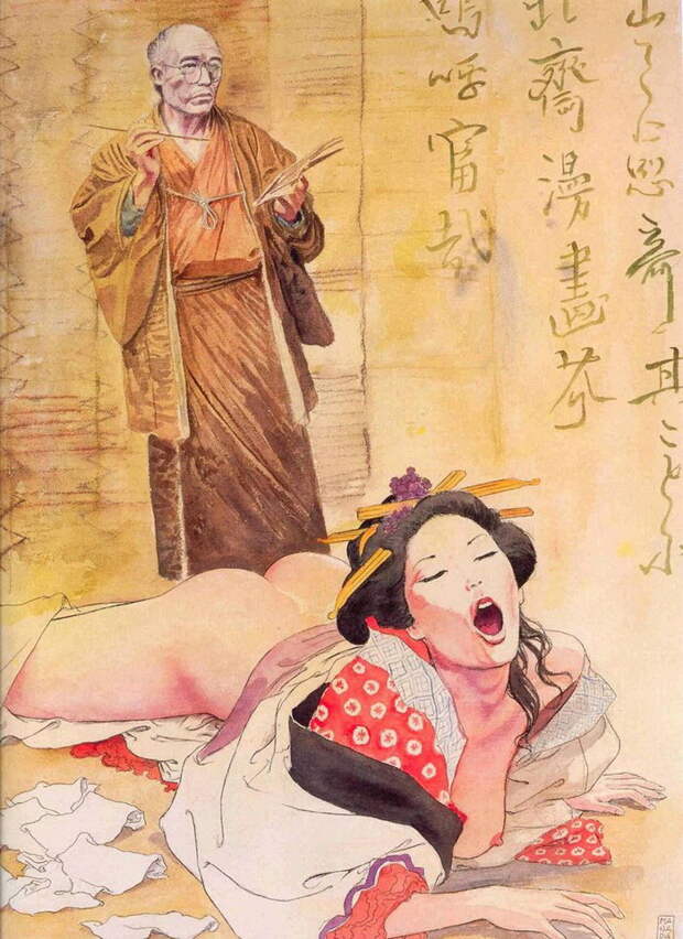 Художники и их музы: картины Milo Manara