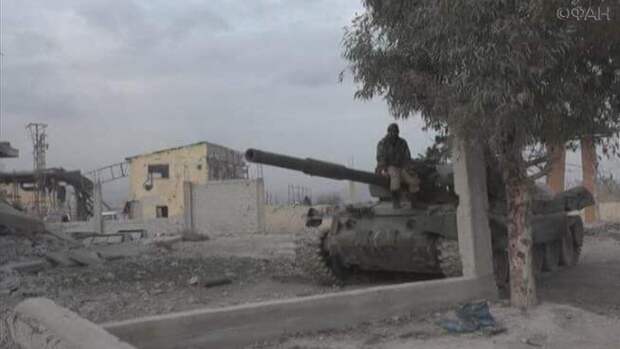 Сирия рассекает анклав боевиков в Гуте: корреспондент ФАН запечатлел передовую близ Мисрабы