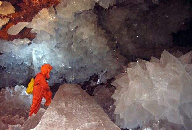 Пещера кристаллов в Чиуауа, Мексика