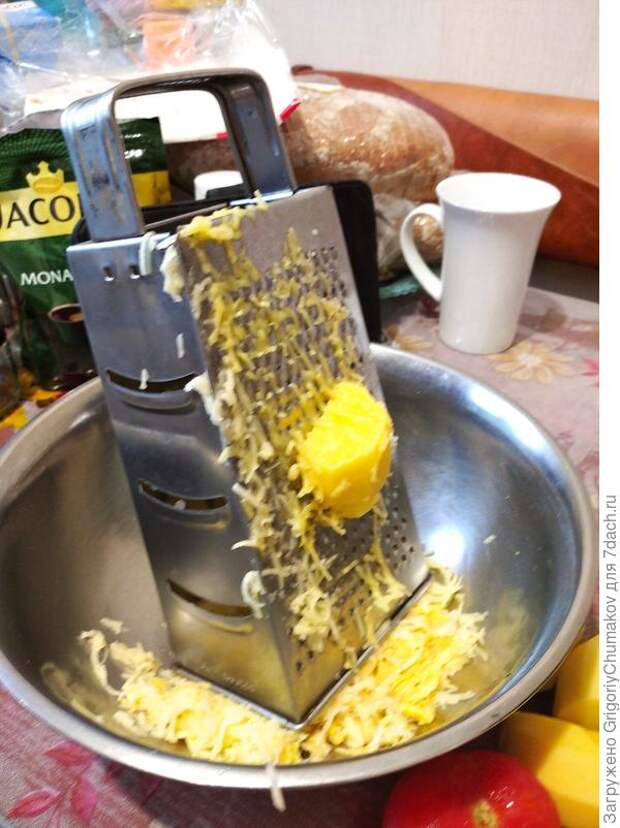 Трём картофель