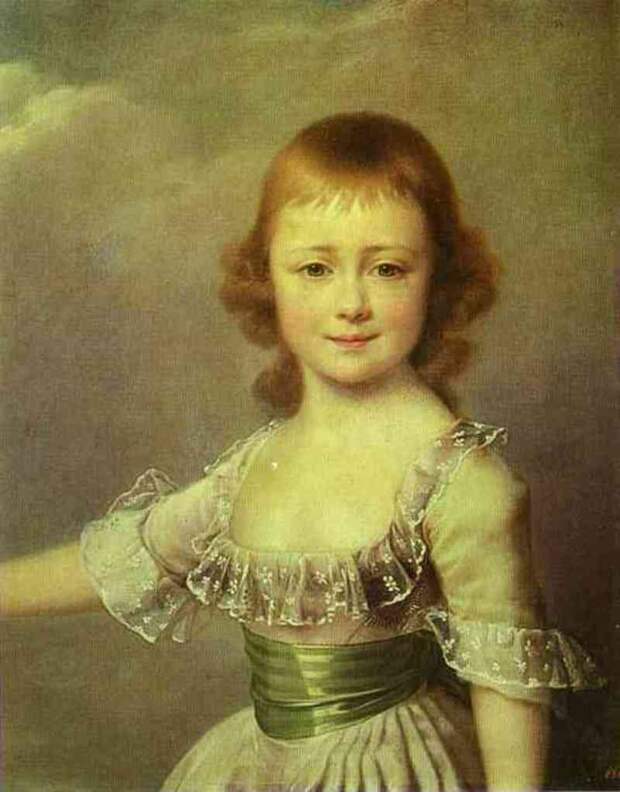 Екатерина Павловна, 1790-е, портрет Левицкого. <br>