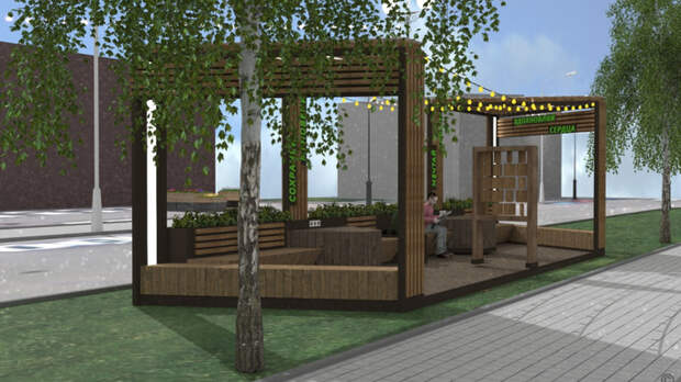 В Барнауле построят парклет, где можно будет отдыхать, заряжать и "сохранять мгновения"