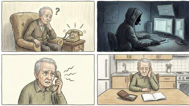 Житель Пензы лишился почти 4 млн рублей после звонка о «перерасчёте пенсии»