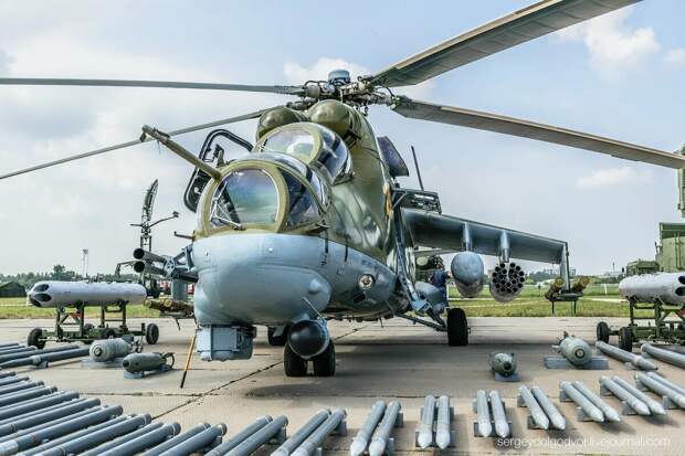 Вооружение Ми-24. Фото взяты их открытых источников.