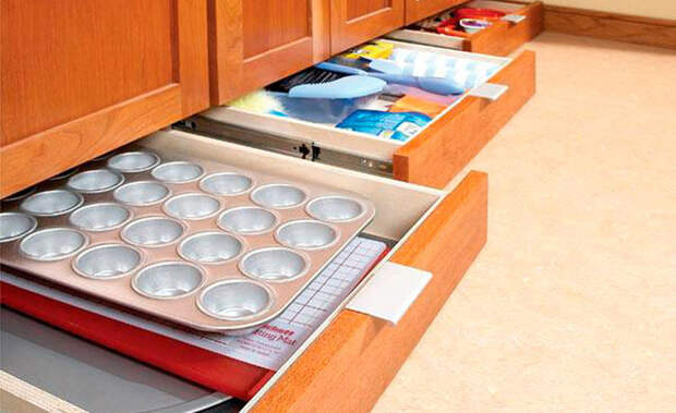 12 скрытых кухонных хаков для хранения