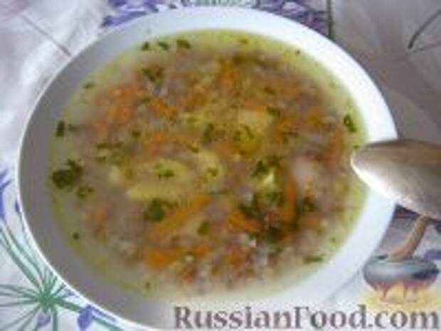 Фото к рецепту: Супчик куриный с гречкой