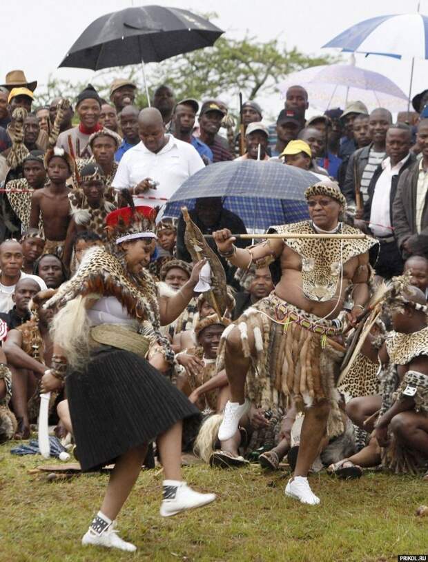 Как проходила пятая свадьба президента Южной Африки
