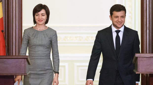 Встреча В. Зеленского с премьер-министром Молдавии М. Санду - РИА Новости, 1920, 23.08.2023