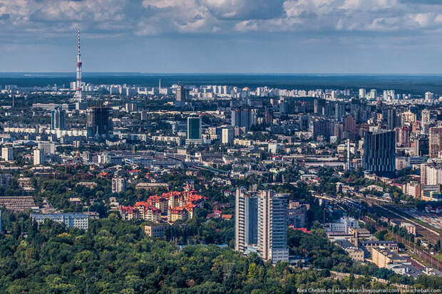 Киев с высоты птичьего полета