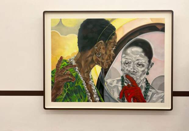 Toyin Ojih Odutola. Don't Be Afraid; Use What I Gave You. 2023. KUNSTHALLE BASEL