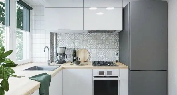 Как спланировать кухню в "хрущевке" без сноса стены, чтобы она стала комфортной. 3 полезных совета от дизайнера