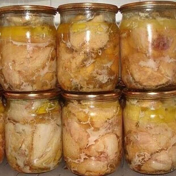 ДОМАШНЯЯ ТУШЕНКА ИЗ КУРИЦЫ