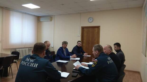 Пресс-конференция. Фото: Управление МЧС по СЗАО