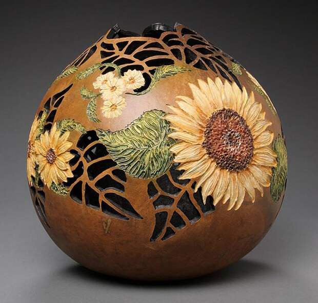 pumpkin27 Шедевры из тыквы от Мэрилин Сандерлэнд