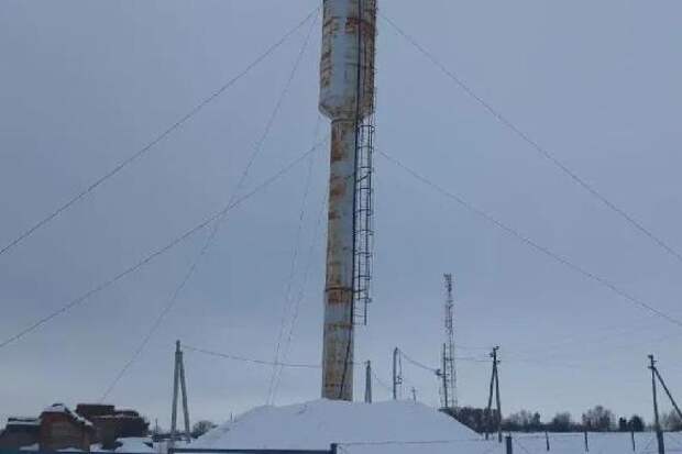 Жители Ржаксинского округа сидели без воды из-за промёрзшей водонапорной башни