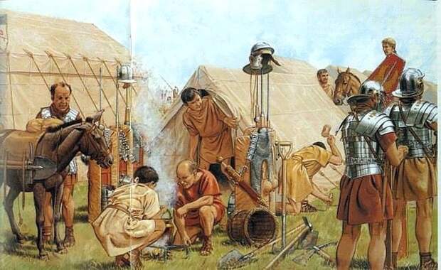 В римском войске солдаты жили в палатках по 10 человек. Во главе каждой палатки был старший, которого называли деканом. информация, картинки, факты