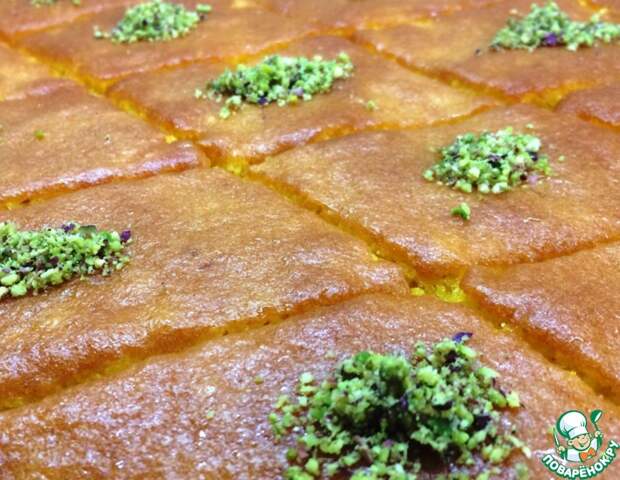 Рецепт: Пирог из манной крупы Рецепт: Пирог из манной крупы